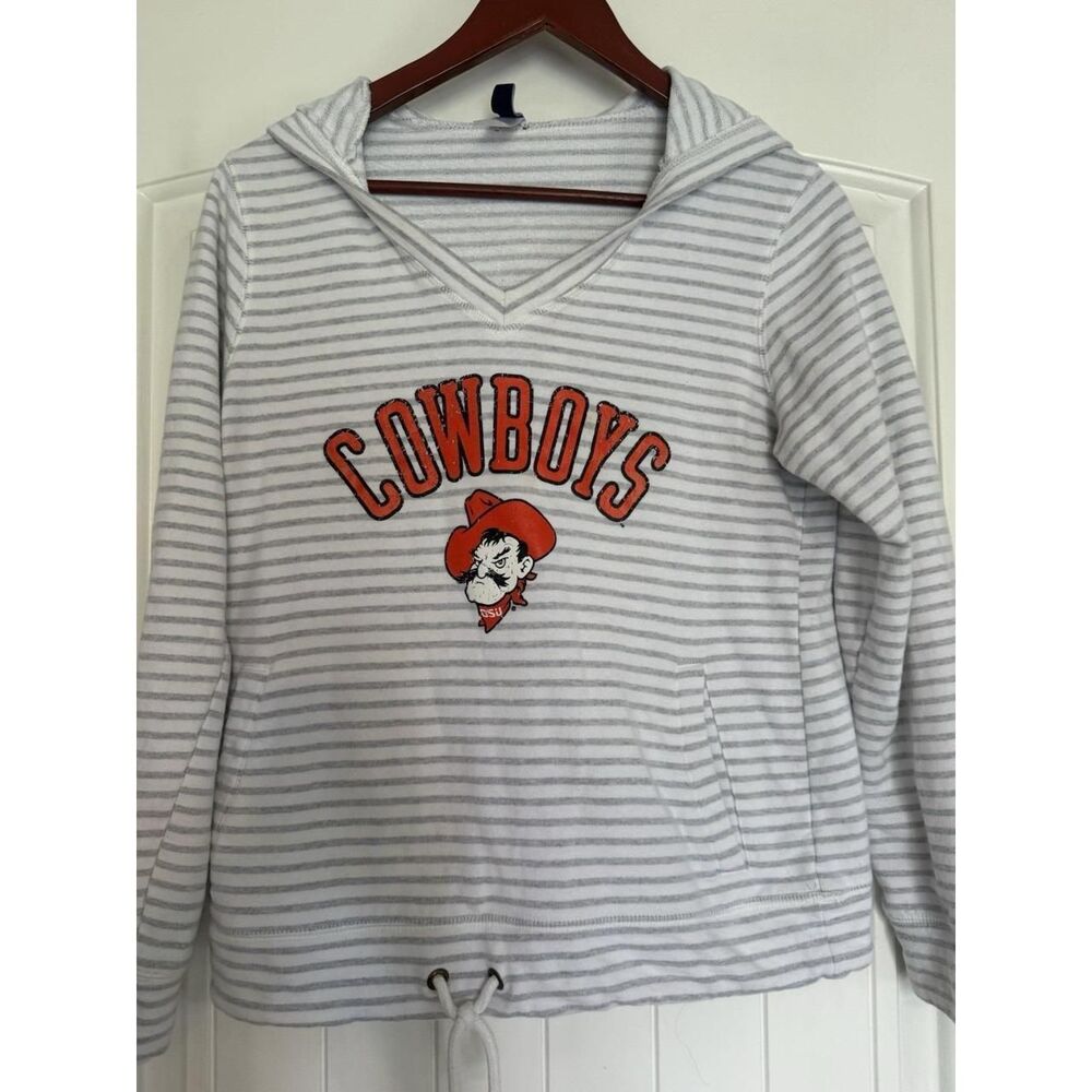 Unbranded Men's Grey and White Sweatshirt